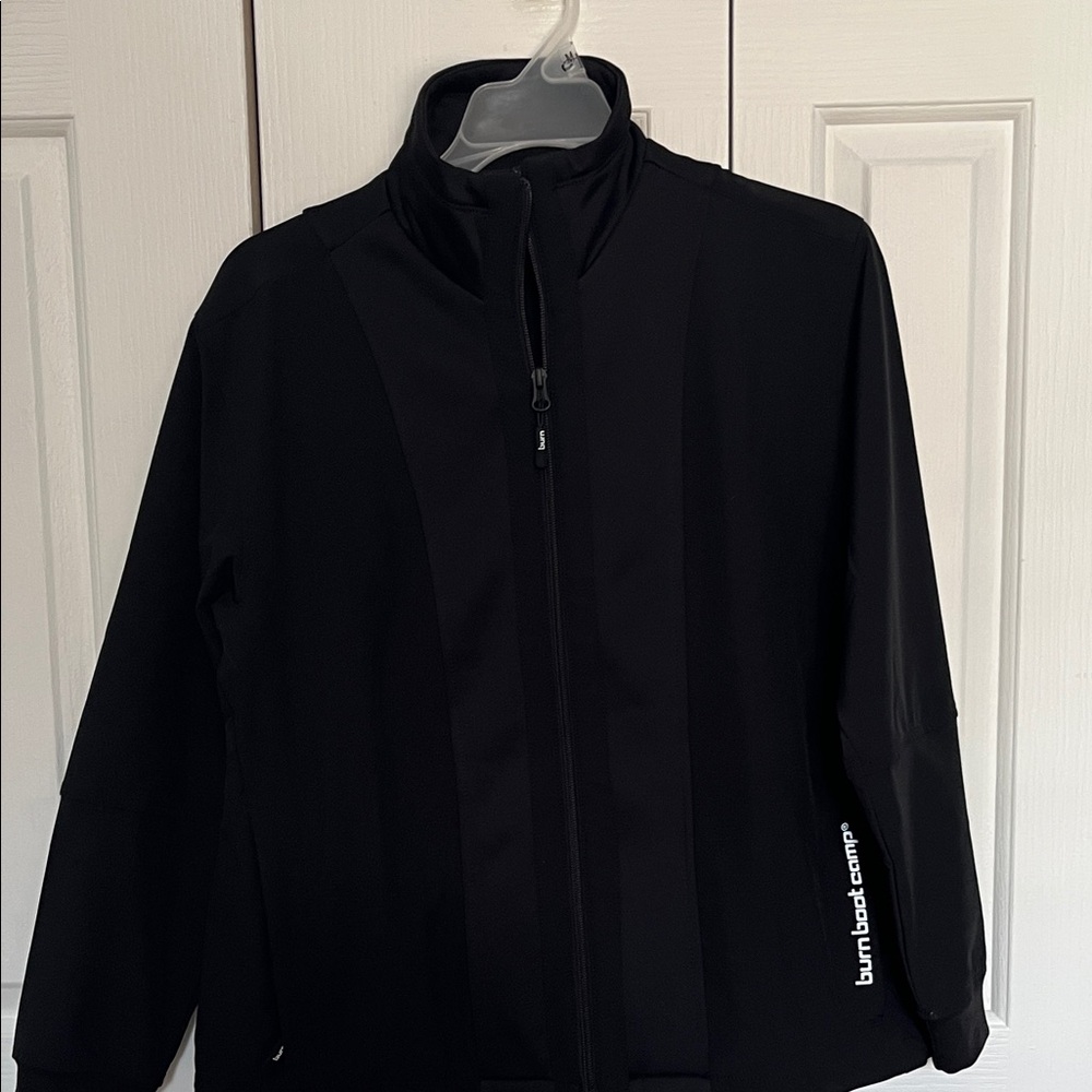 Burn Boot Camp Black Zip-Up Jacket XS